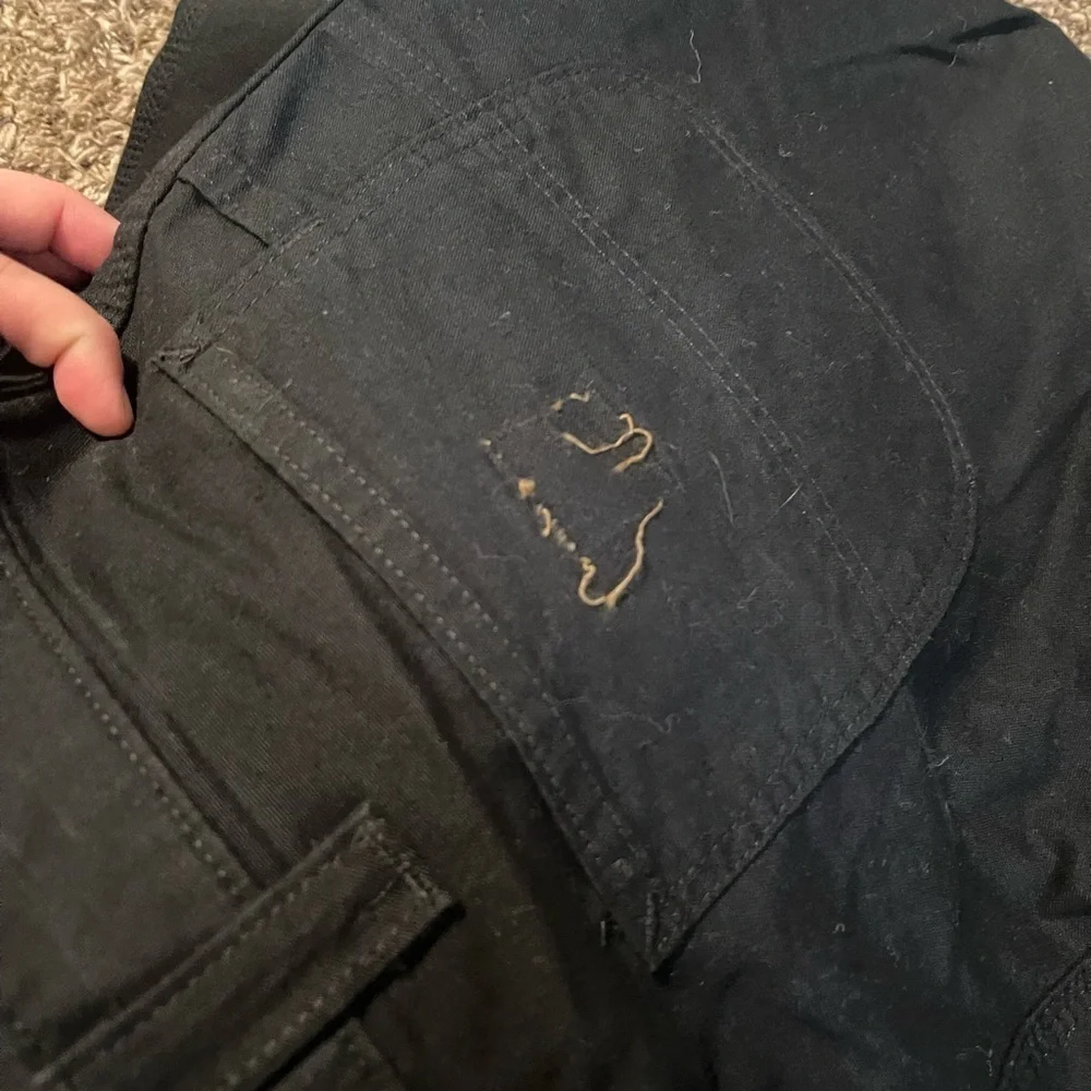 Carhartt soft black cotton carpenter pants